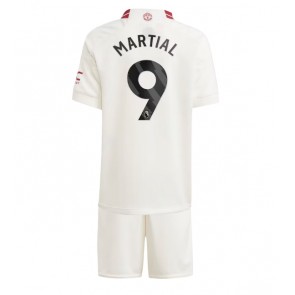Manchester United Anthony Martial #9 Dětské Alternativní dres komplet 2023-24 Krátký Rukáv (+ trenýrky)